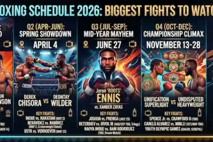 Boxing Schedule 2026 Biggest Fights to Watch