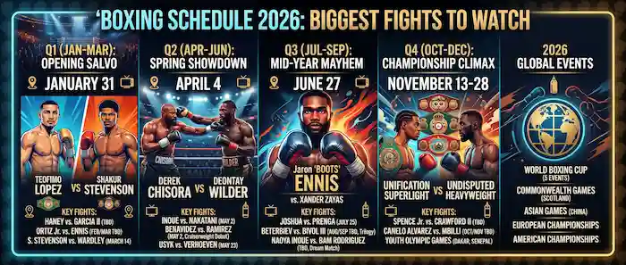Boxing Schedule 2026 Biggest Fights to Watch