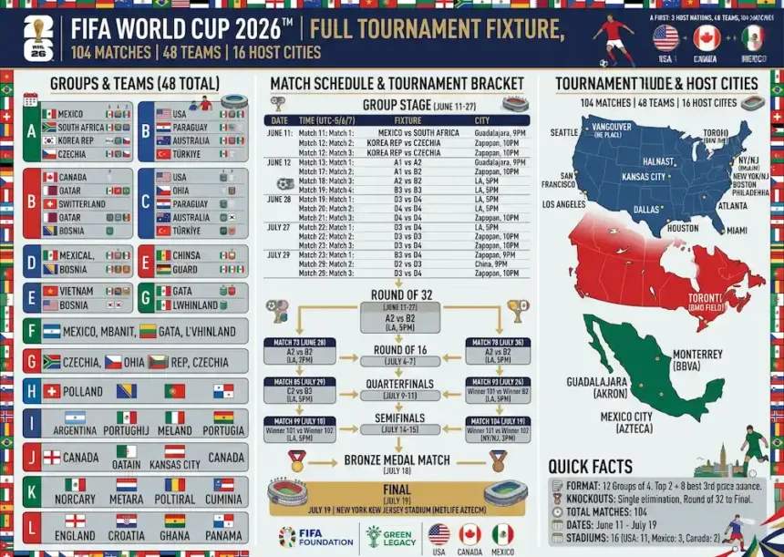 FIFA World Cup 2026 Full Fixture