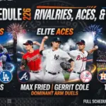 MLB Schedule 2026 Biggest Games and Pitching Duels