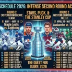 NHL Playoff Schedule 2026 Heats Up With Intense Second Round Action
