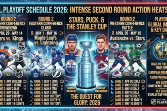 NHL Playoff Schedule 2026 Heats Up With Intense Second Round Action