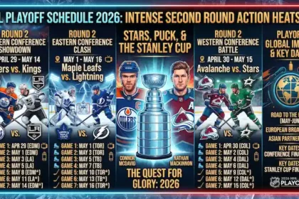 NHL Playoff Schedule 2026 Heats Up With Intense Second Round Action